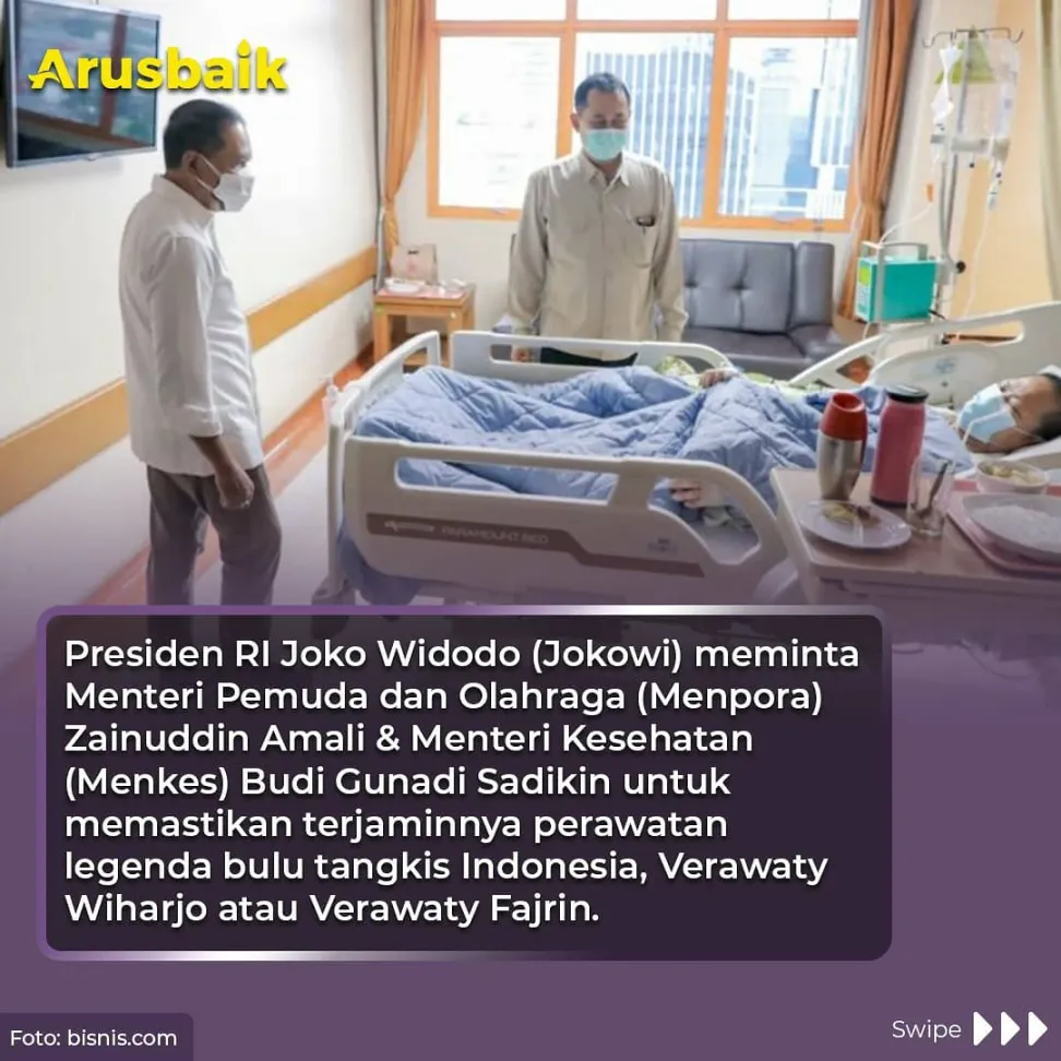 Perawatan Legenda Bulutangkis Verawaty Fajrin Dijamin Presiden