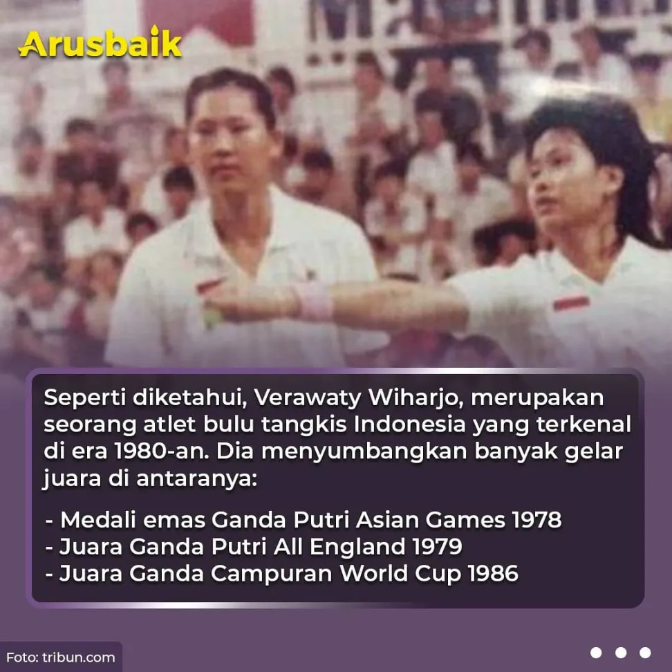 Perawatan Legenda Bulutangkis Verawaty Fajrin Dijamin Presiden