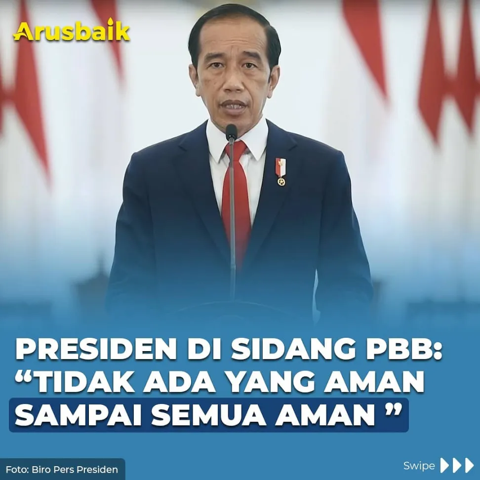 Presiden di Sidang PBB: "Tidak Ada yang Aman Sampai Semua Aman"