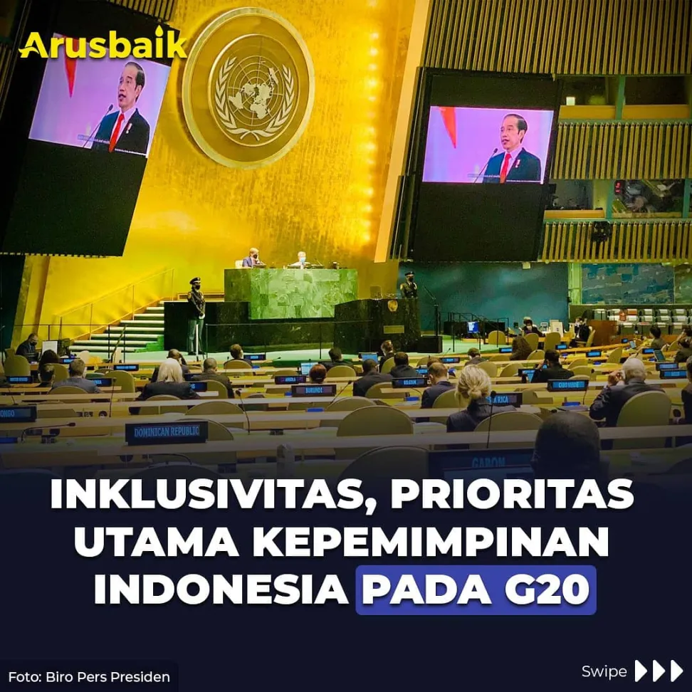 Inklusivitas, Prioritas Utama Kepemimpinan Indonesia Pada G20