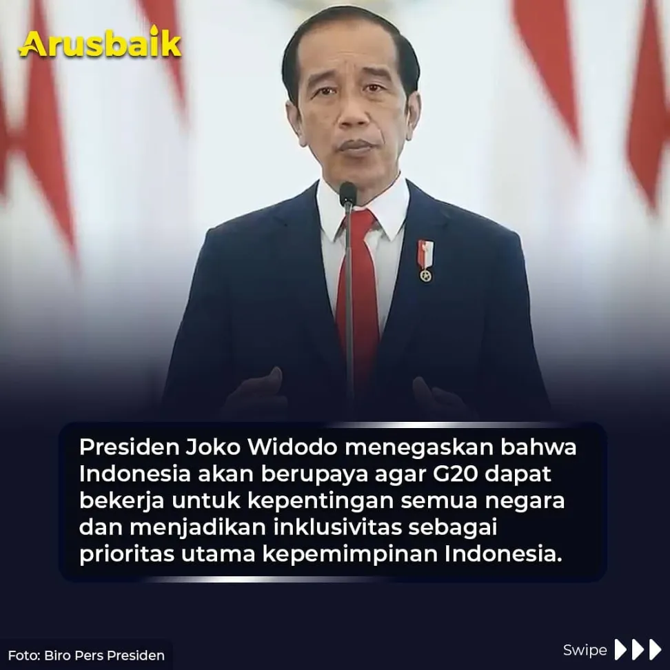 Inklusivitas, Prioritas Utama Kepemimpinan Indonesia Pada G20