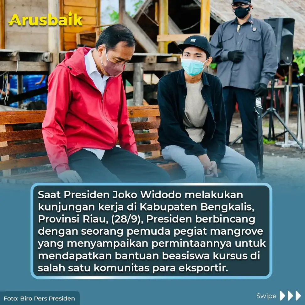 Presiden Dukung Semangat Pemuda Pegiat Mangrove