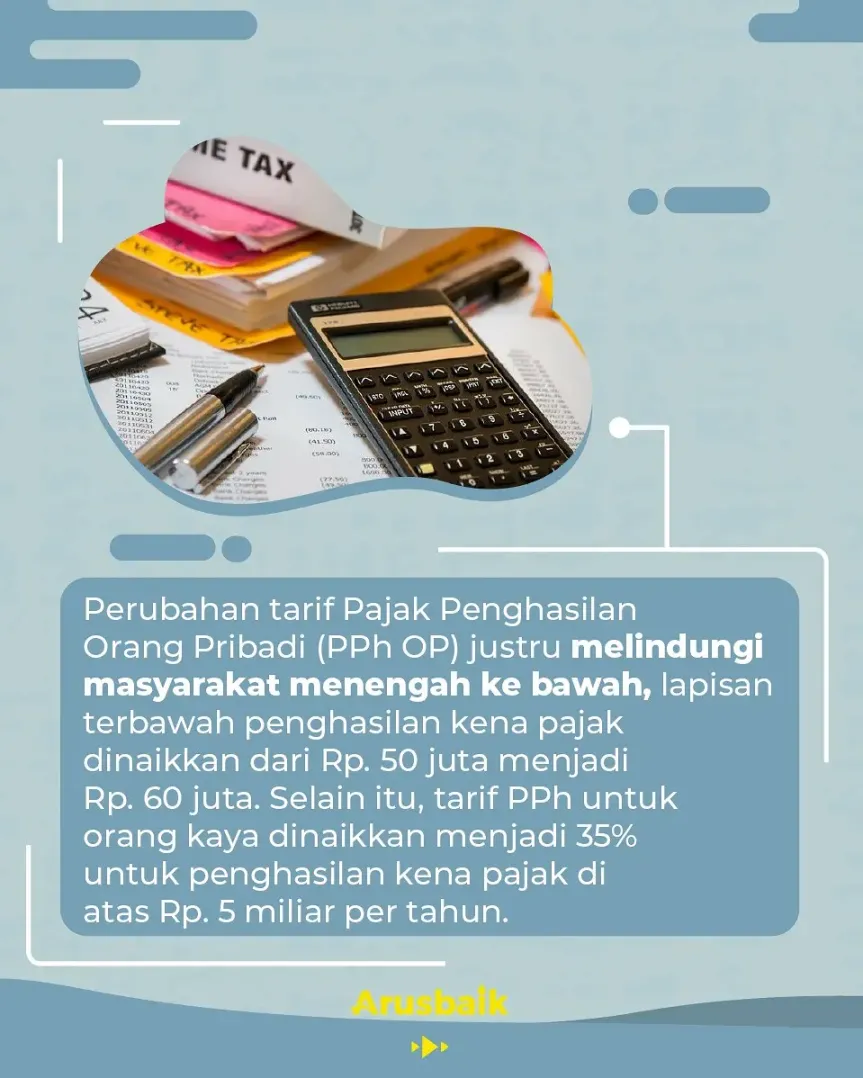 Hoaks! Gaji Rp. 5 juta Kena Pajak 5%
