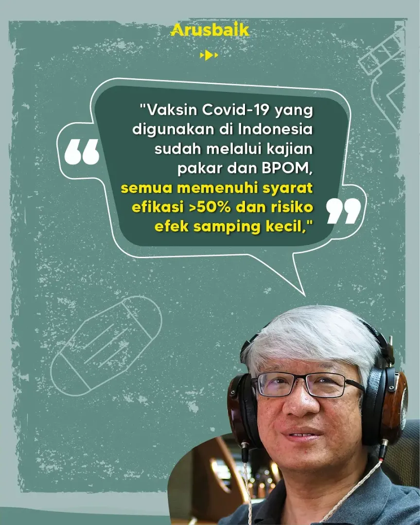 Mantap! Risiko Efek Samping Vaksin Covid-19 di Indonesia Kecil