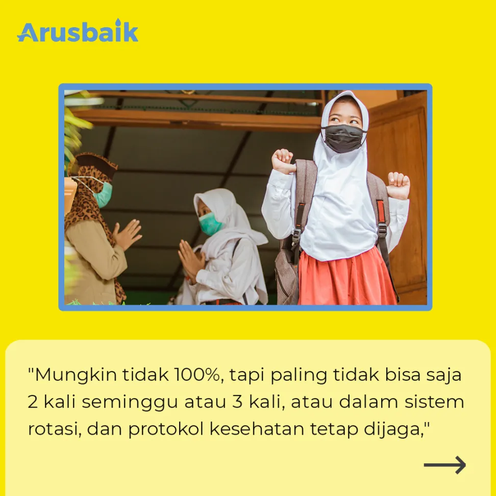 Belajar Tatap Muka di Sekolah Bisa Dimulai Juli 2021