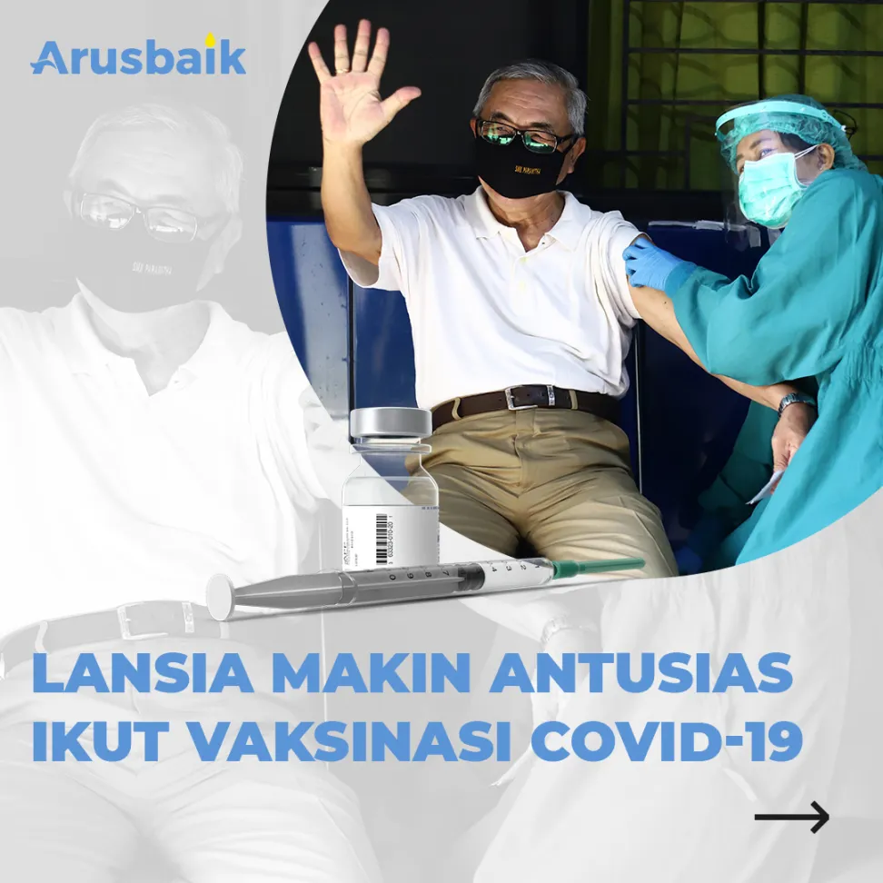 Lansia Makin Antusias Ikut Vaksinasi Covid-19