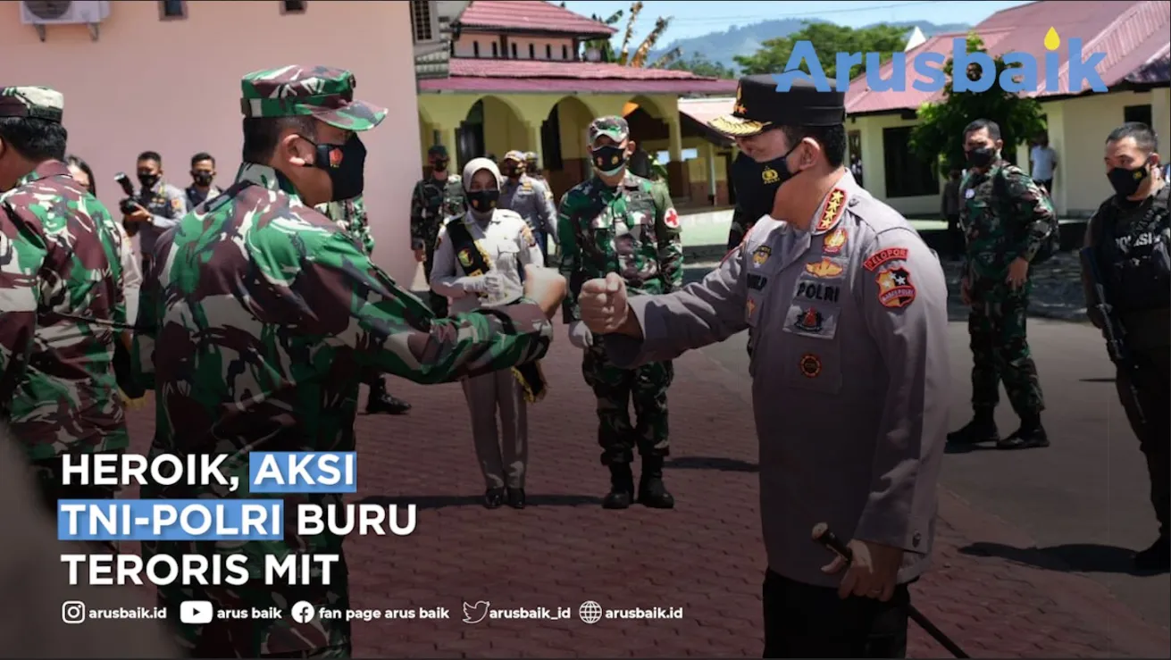 Heroik! Aksi TNI-Polri Buru Teroris MIT