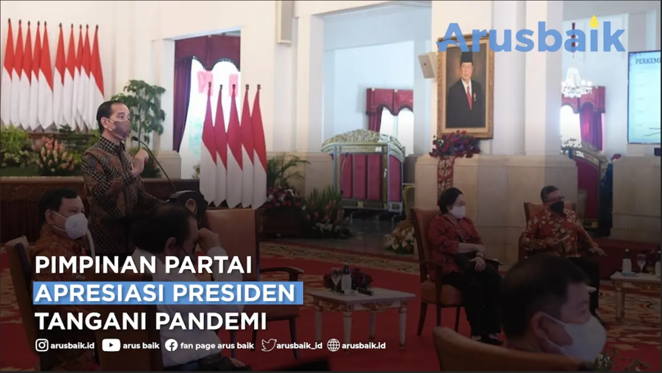 Pimpinan Partai Apresiasi Presiden Tangani Pandemi