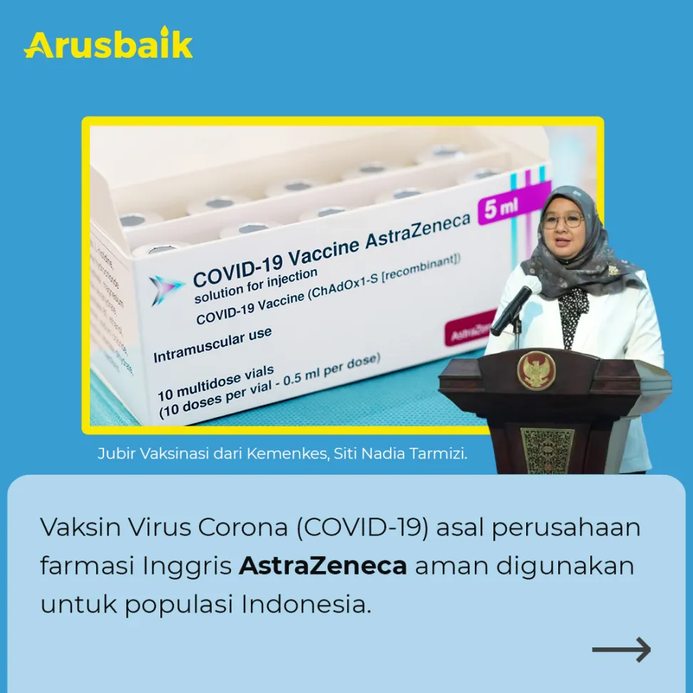 Penting! Vaksin AstraZeneca Aman