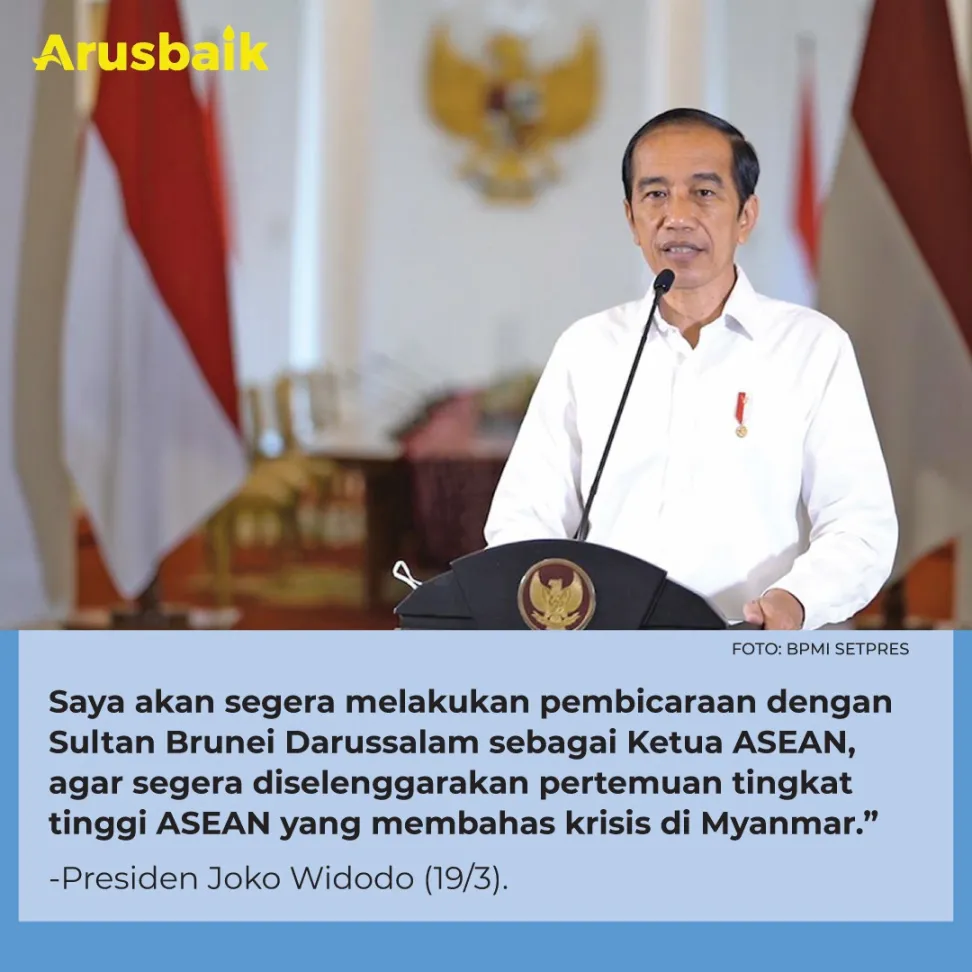 Situasi Myanmar Memanas. Jokowi: ASEAN Segera Bergerak!