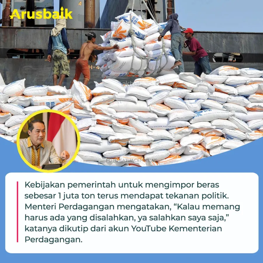 Mendag: Saya Jamin Tidak Ada Impor Beras untuk Menghancurkan Harga Beras Rakyat