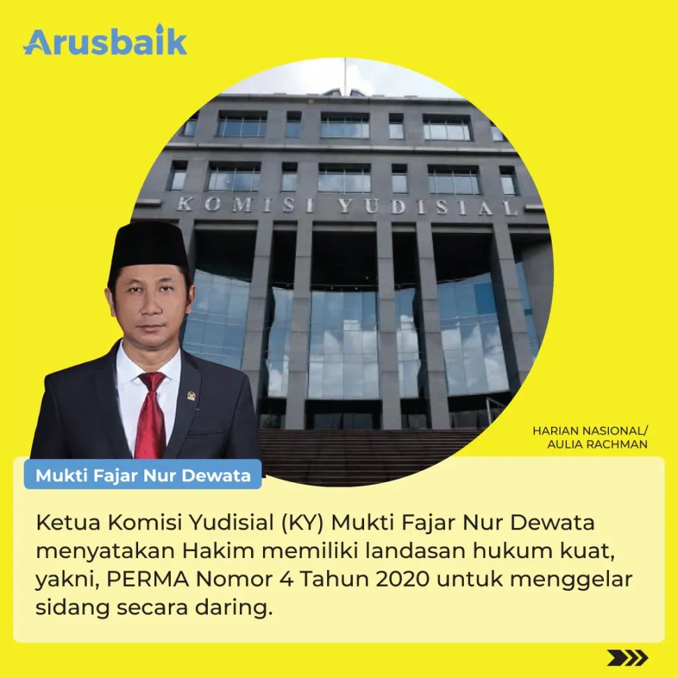 Komisi Yudisial Kaji Unsur Sikap Merendahkan Hakim di Sidang Rizieq Shihab
