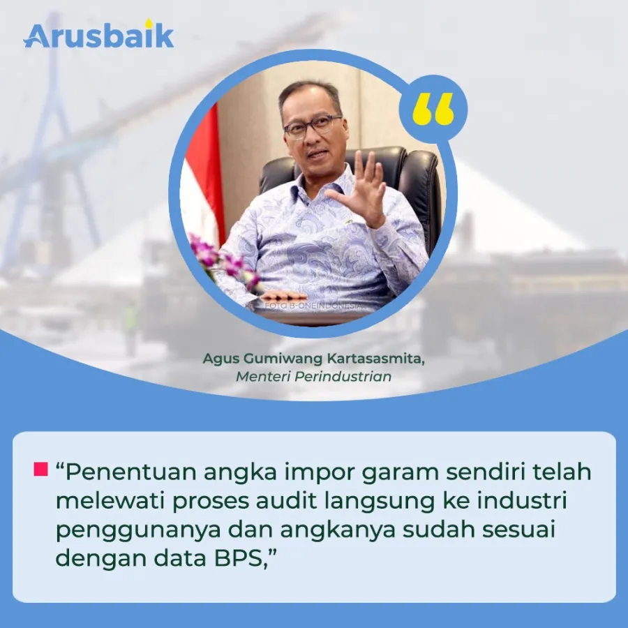 Impor Garam 3 Juta Ton Harus Lewati Audit Ketat, Lho!