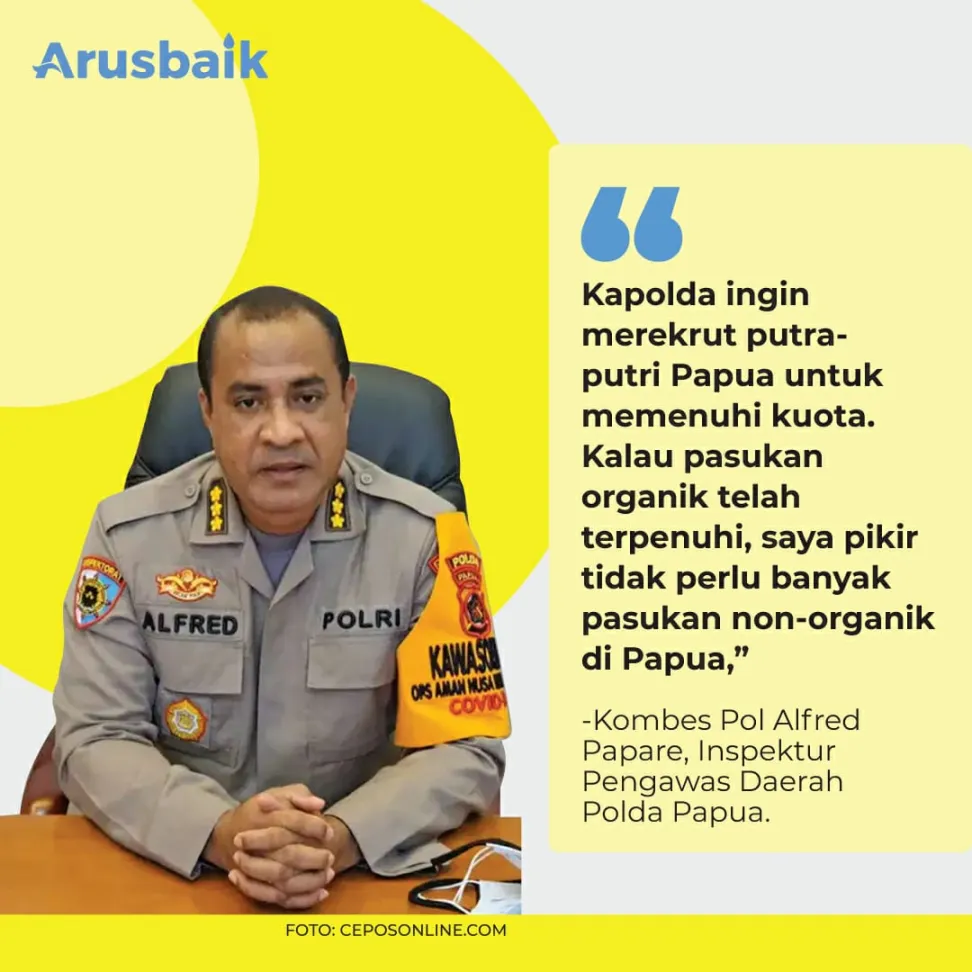 Kabar Baik, Polda Papua Pastikan 80 Persen Kuota Bintara Untuk Putra-Putri Asli Papua