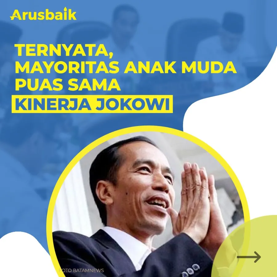 Ternyata, Mayoritas Anak Muda Puas Sama Kinerja Jokowi