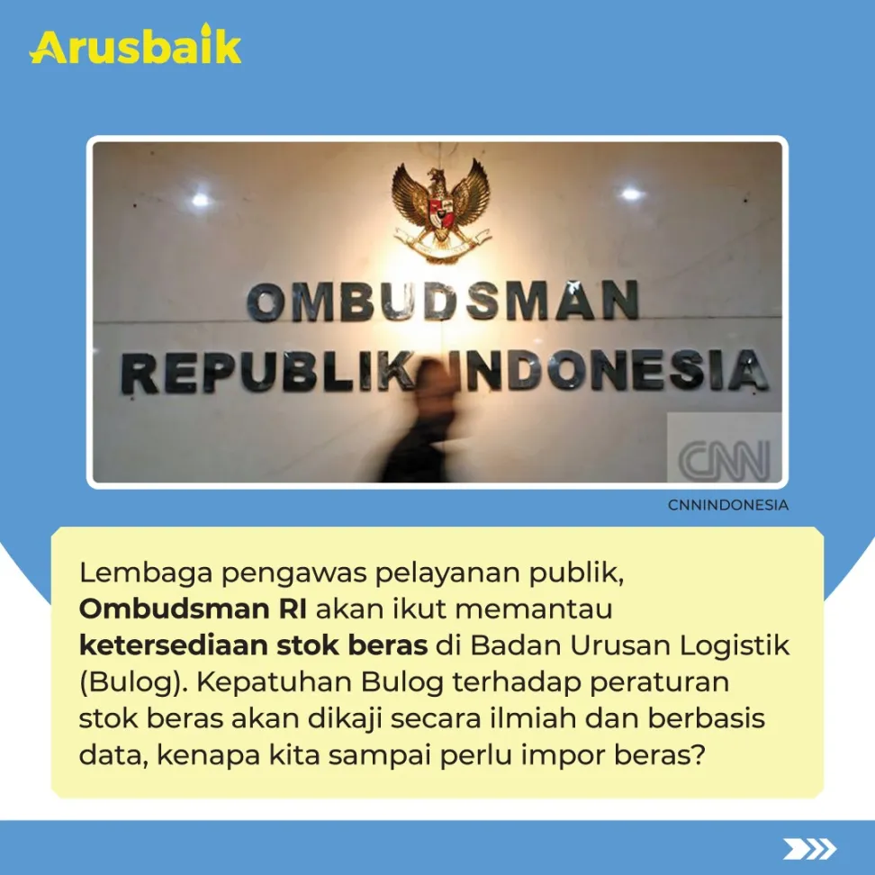 Ombudsman Akan Pantau Bulog Secara Ilmiah