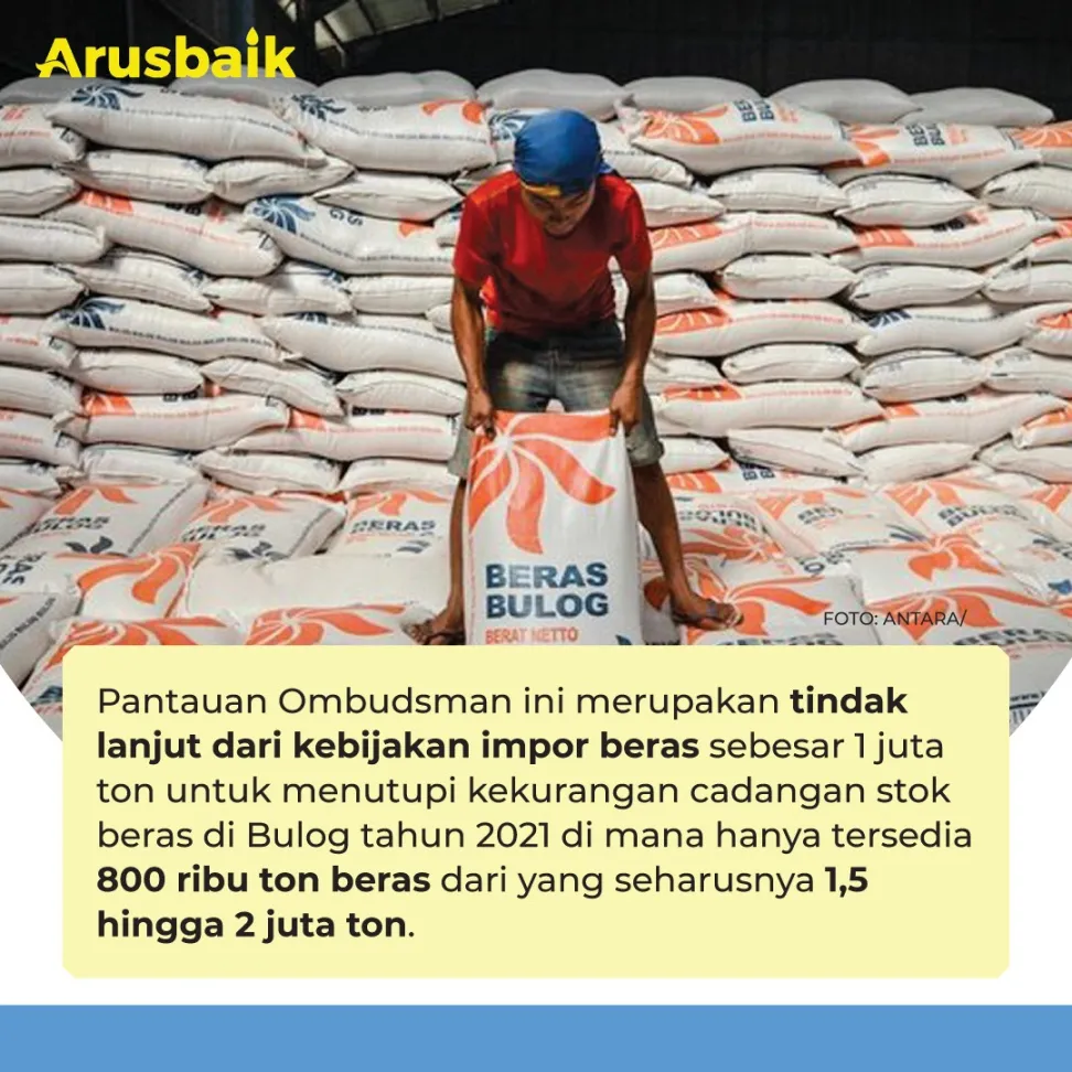 Ombudsman Akan Pantau Bulog Secara Ilmiah