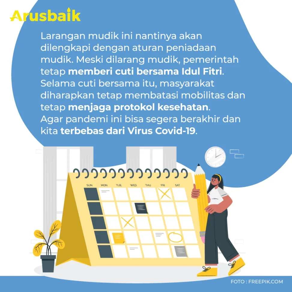 Lebaran Jangan Mudik Dulu Ya, Begini Alasannya…