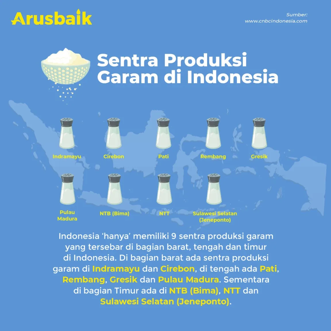 Jangan Geram Soal Garam. Ini Fakta - Fakta Kenapa Impor Garam Enggak Haram.
