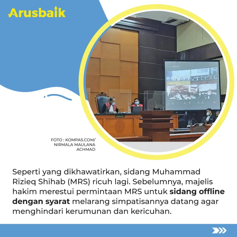 Walah, Sidang Rizieq Ternyata Ricuh Lagi