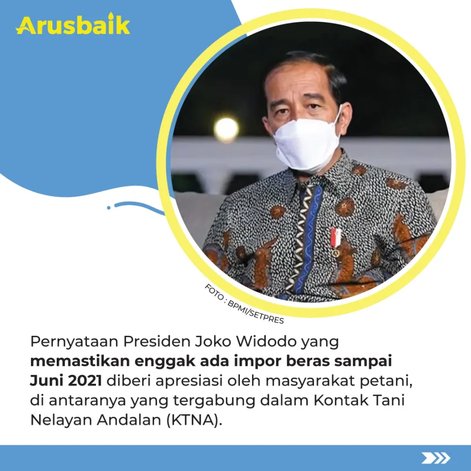 Petani Beri Apresiasi Pada Presiden Jokowi Karena Tidak Jadi Impor Beras