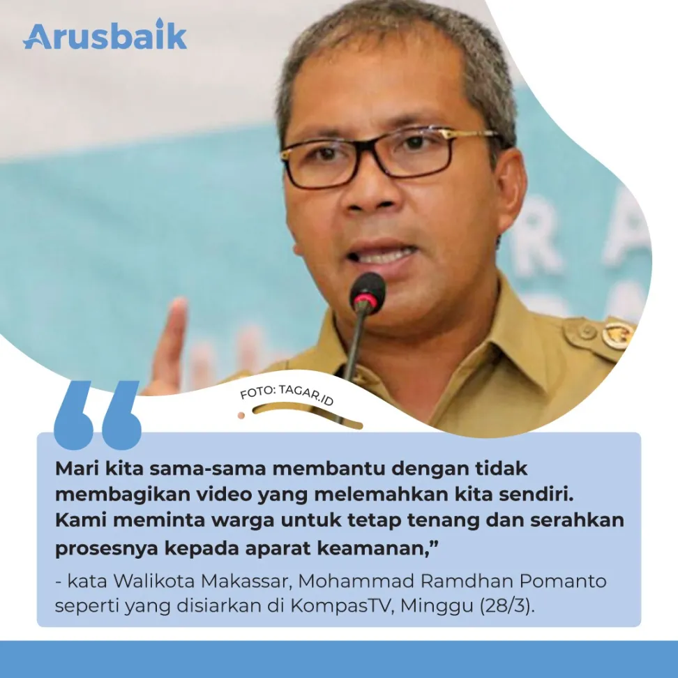 Viral Video Bom Makassar Bisa Untungkan Teroris Lho