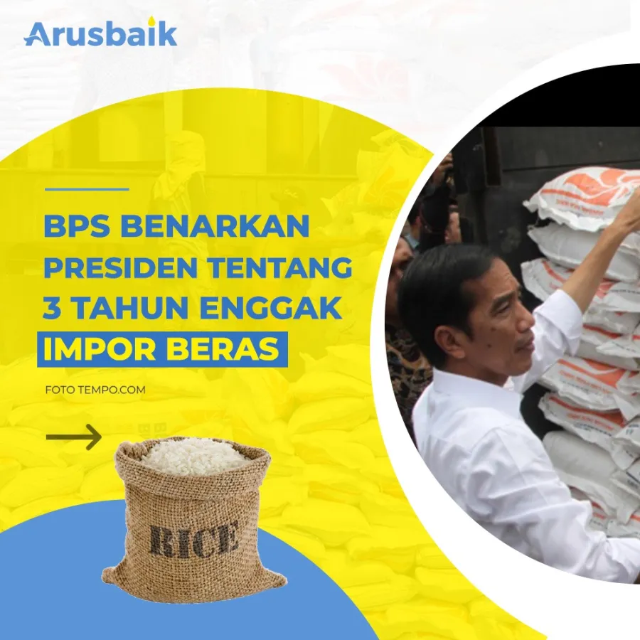 BPS Benarkan Presiden Tentang 3 Tahun Enggak Impor Beras