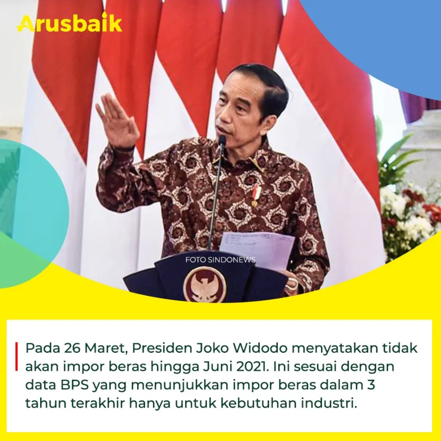 BPS Benarkan Presiden Tentang 3 Tahun Enggak Impor Beras
