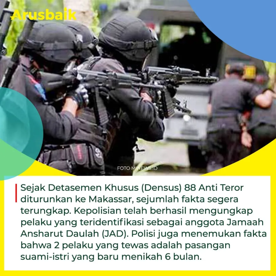 Salut! Polisi Berhasil Ungkap Pelaku Bom Katedral Makassar