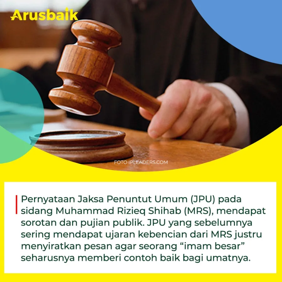 Begini Pesan Moral Jaksa Pada Sidang “Imam Besar”