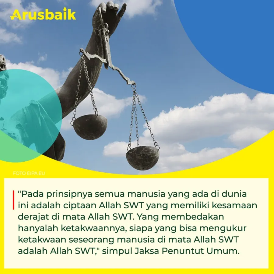 Begini Pesan Moral Jaksa Pada Sidang “Imam Besar”