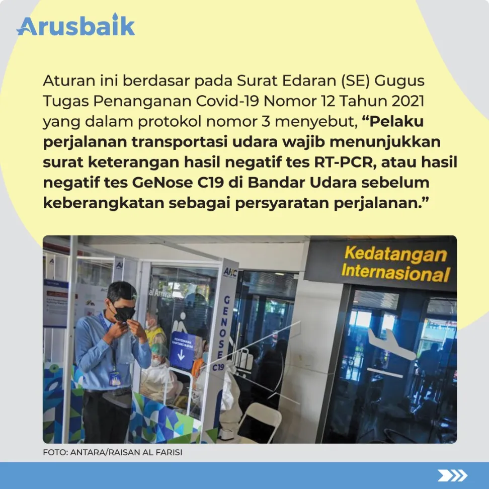 Hore! Mulai 1 April, Naik Pesawat Boleh Pilih Tes GeNose Saja