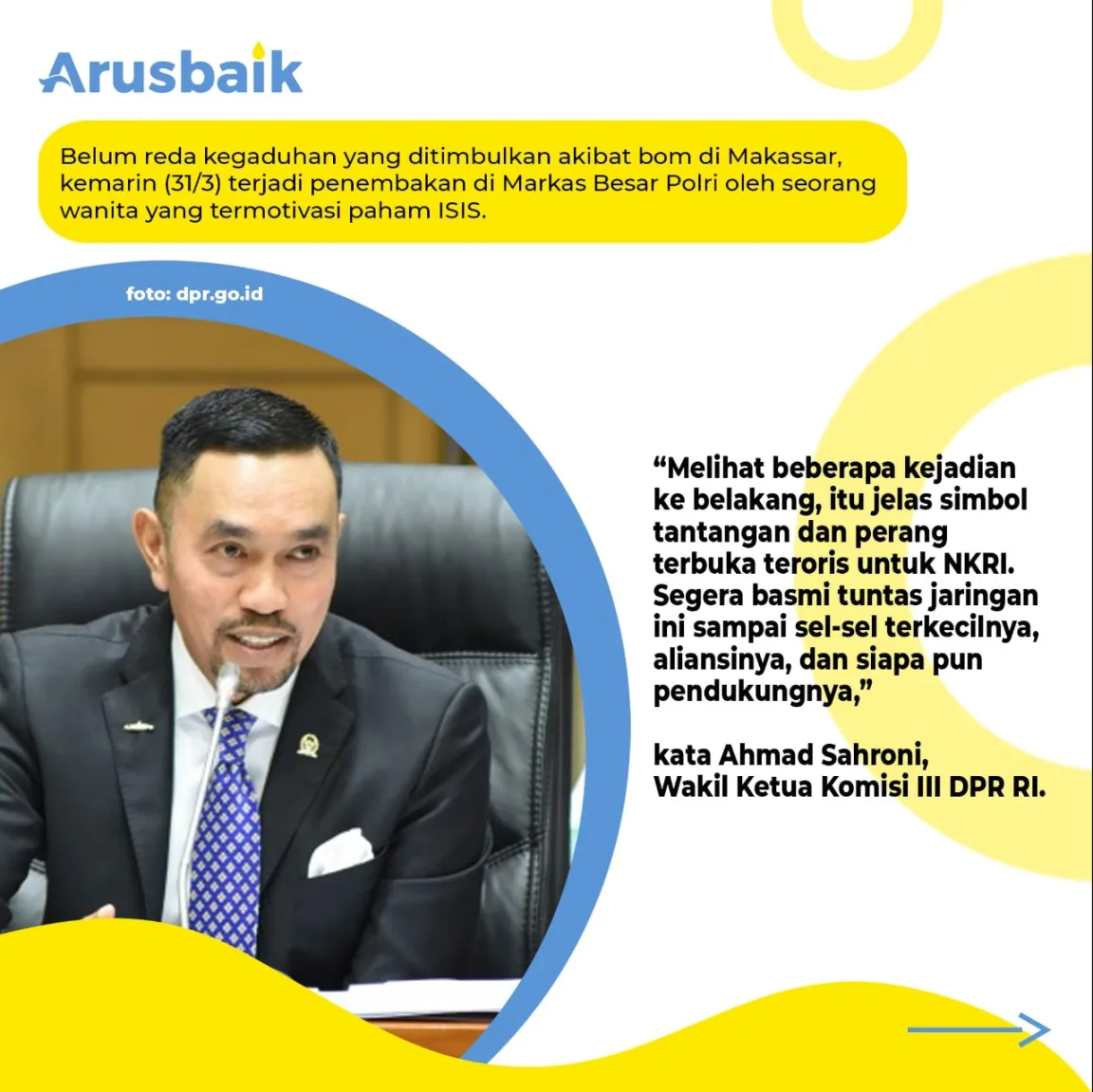 Pelaku Teror Akan Dikejar Sampai ke Akar