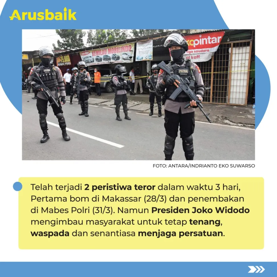 Enggak Ada Tempat Untuk Terorisme di Indonesia