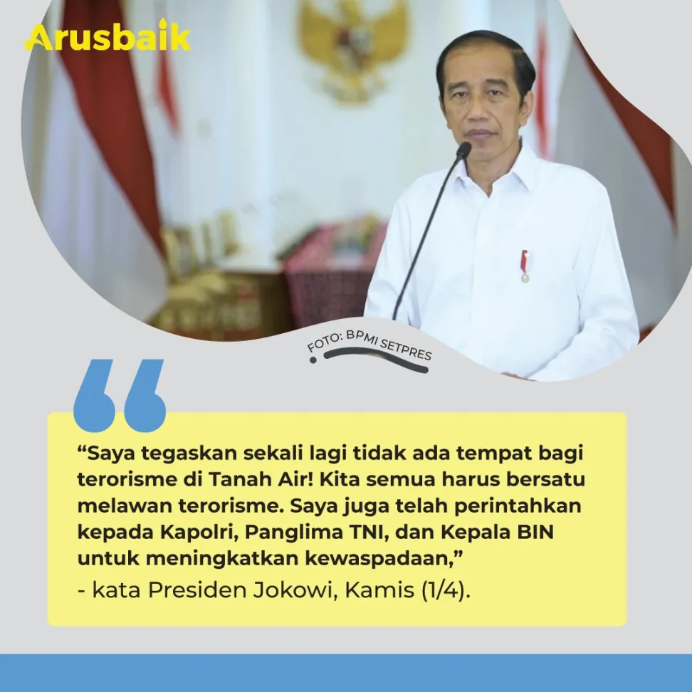 Enggak Ada Tempat Untuk Terorisme di Indonesia