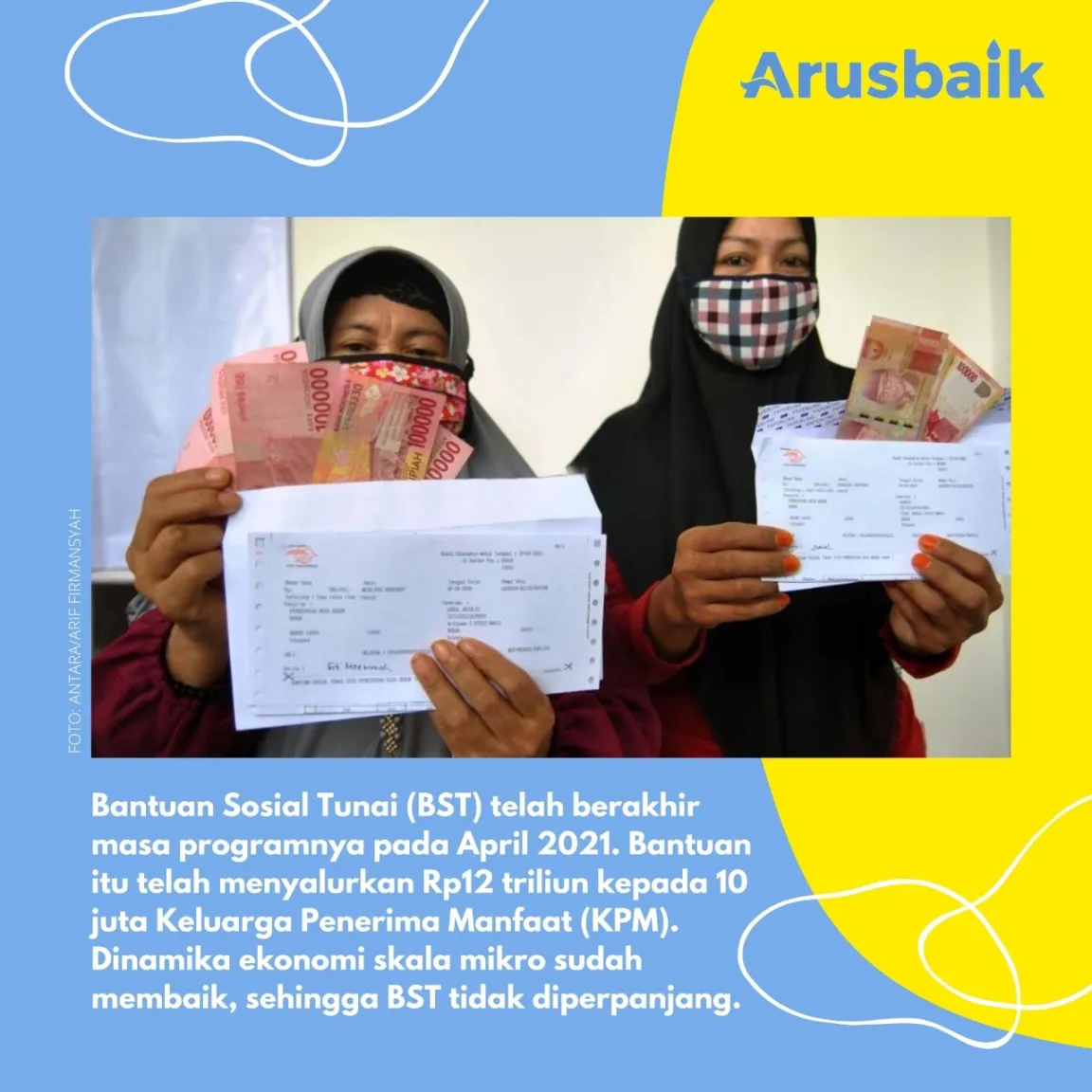 Program BST Berhenti, Tapi Bansos Jalan Terus Kok