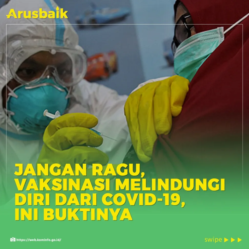 Jangan Ragu, Vaksinasi Melindungi Diri dari Covid-19, Ini Buktinya