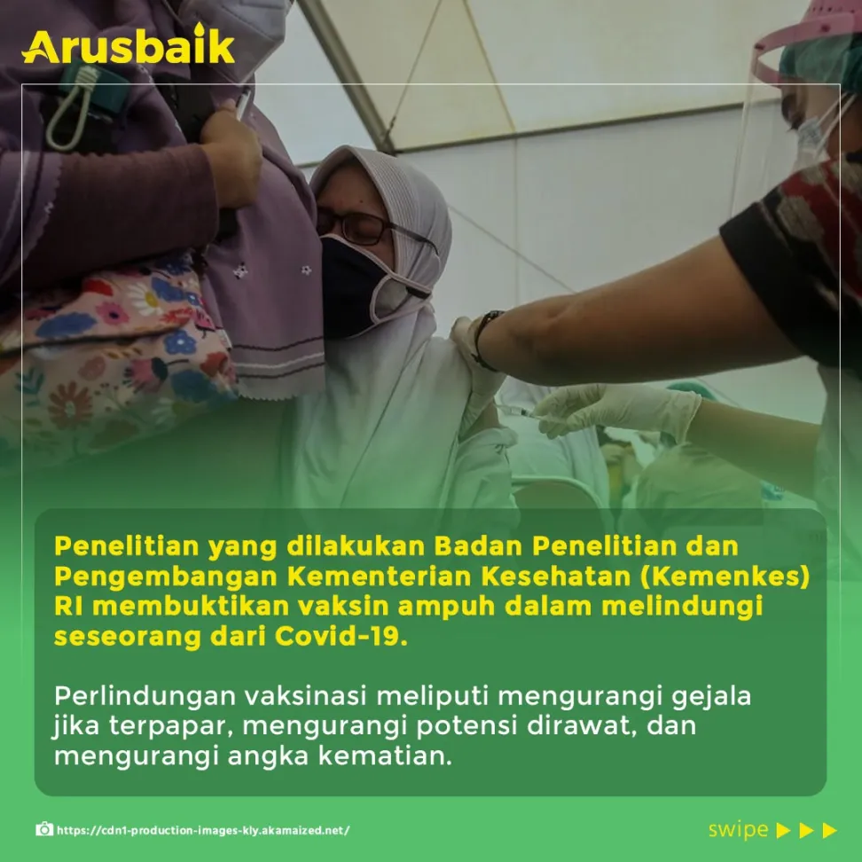 Jangan Ragu, Vaksinasi Melindungi Diri dari Covid-19, Ini Buktinya