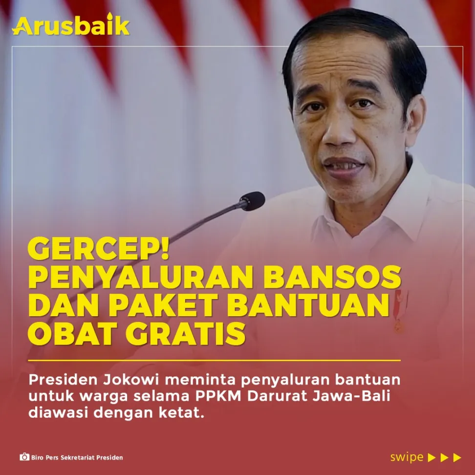 Gercep! Penyaluran Bansos Dan Paket Bantuan Obat Gratis
