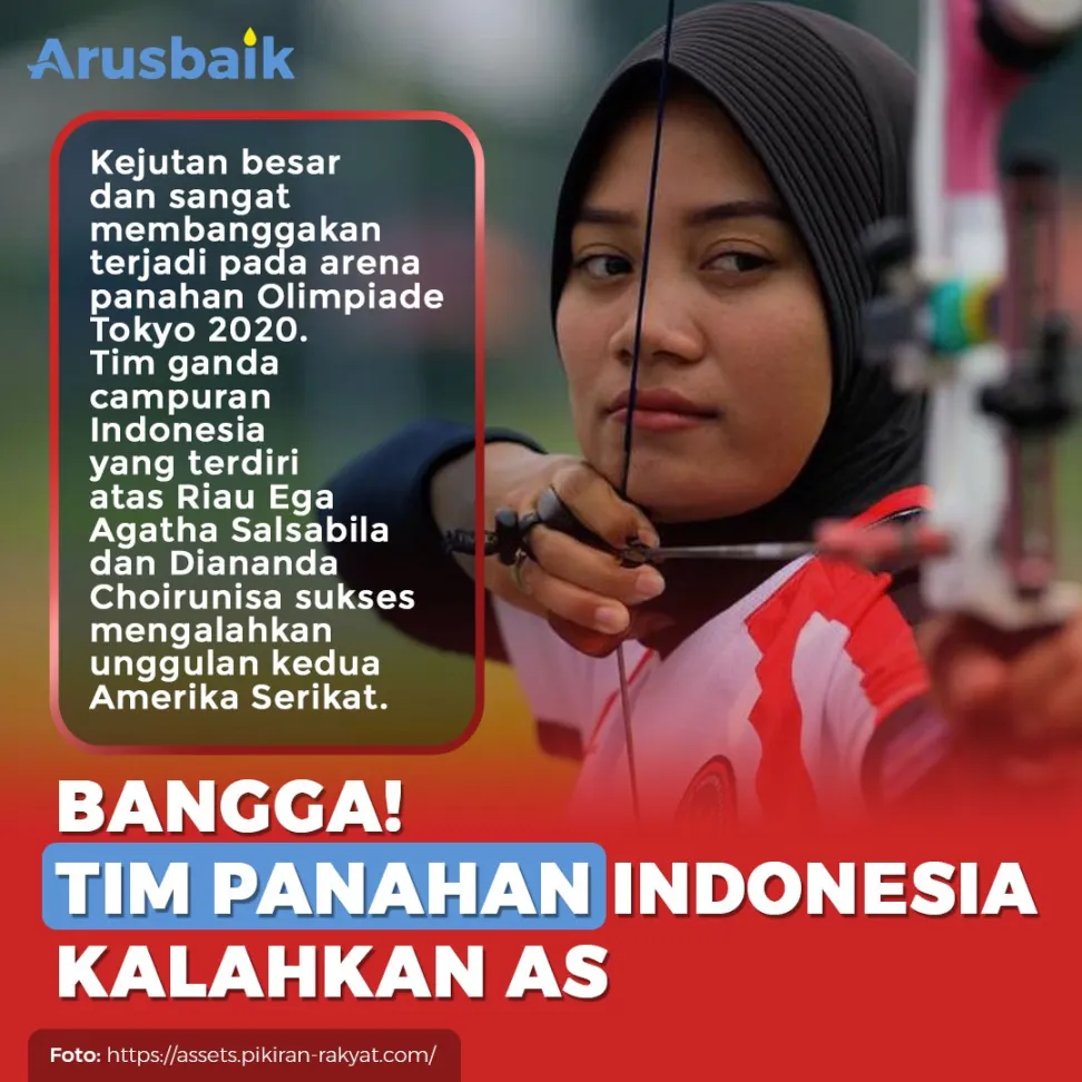 Bangga! Tim Panahan Indonesia Kalahkan Amerika Serikat