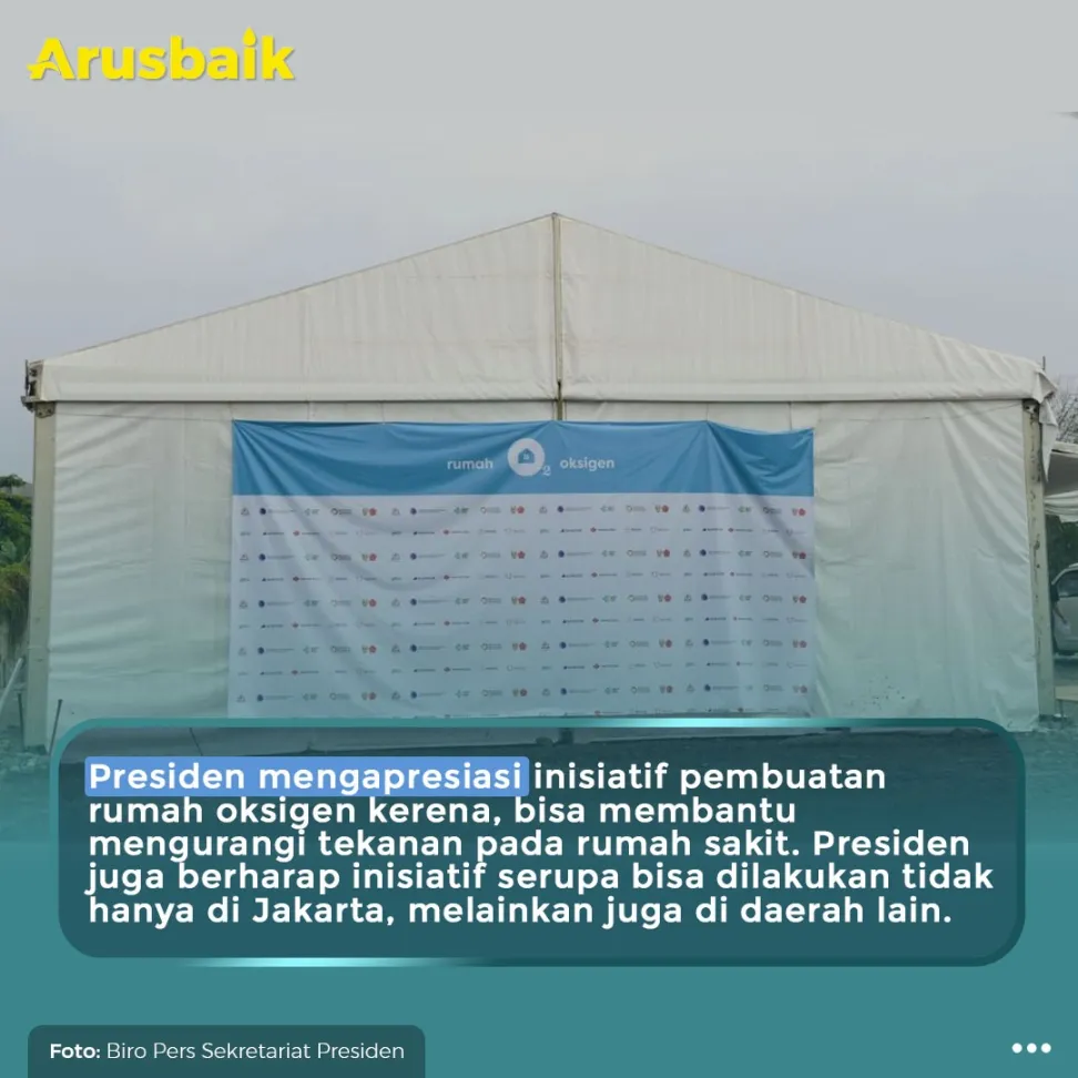 Rumah Oksigen Gotong Royong solusi cepat tangani pandemi