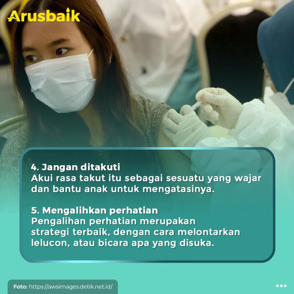 5 Trik Agar Anak Tidak Takut Disuntik