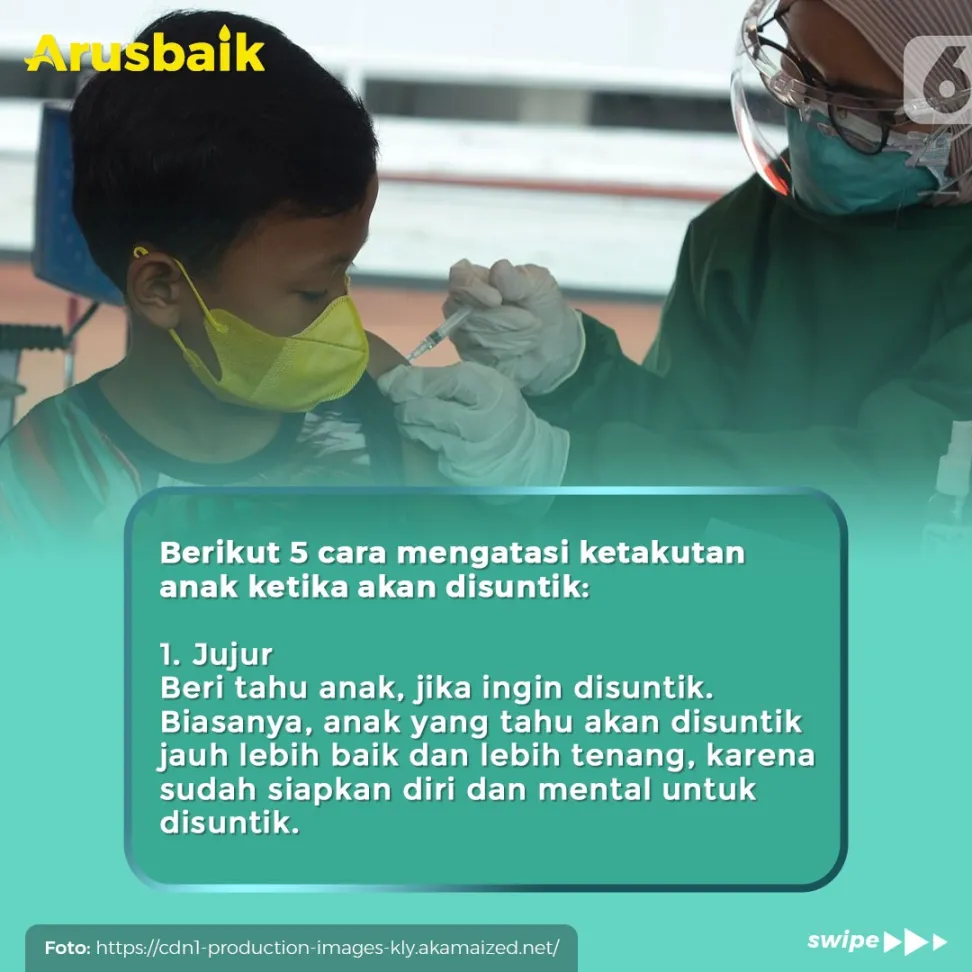 5 Trik Agar Anak Tidak Takut Disuntik