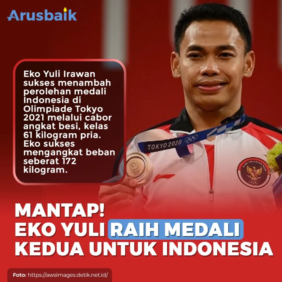 Mantap! Eko Yuli Raih Medali Kedua Untuk Indonesia