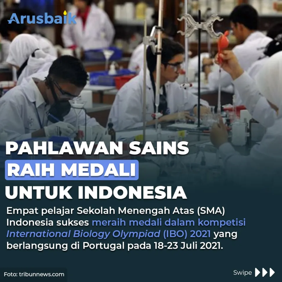 Top! Selain Pahlawan Olahraga, Pahlawan Sains juga Raih Medali untuk Indonesia