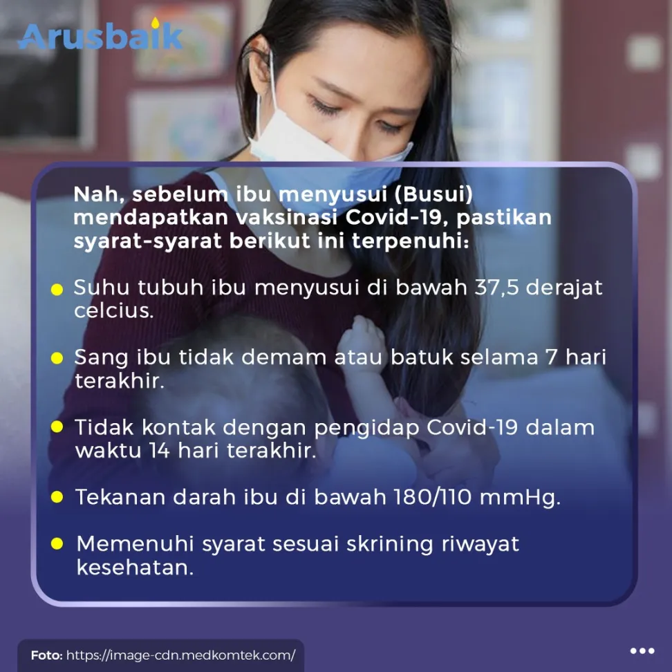 Hore! 'Busui' Bisa Dapat Vaksin, Ini Syaratnya