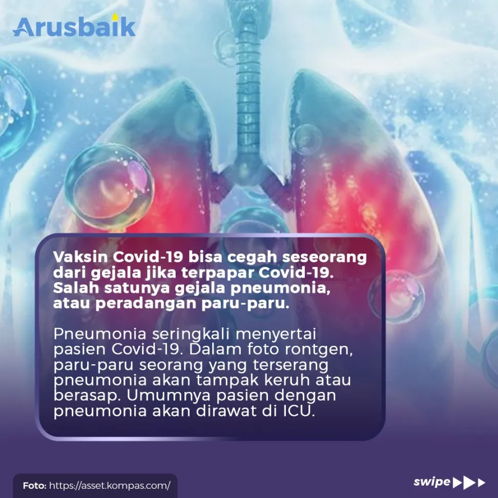 Vaksin Covid-19 Ampuh Cegah Pneumonia, Ini Buktinya