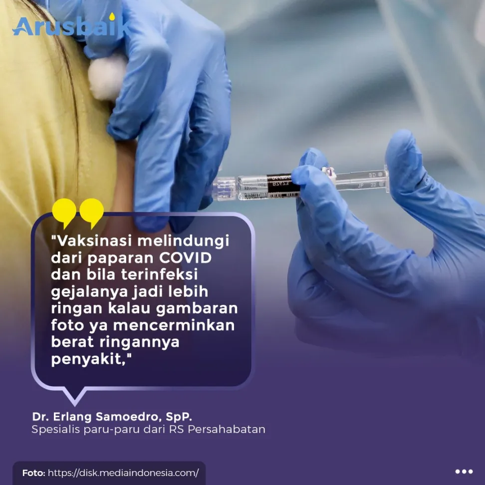 Vaksin Covid-19 Ampuh Cegah Pneumonia, Ini Buktinya