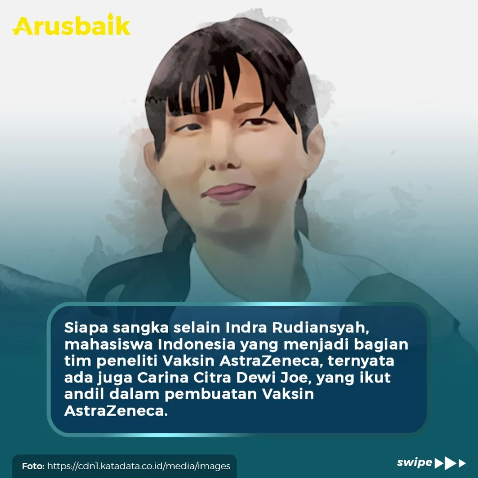 Carina Joe, Wanita Hebat Asal Indonesia Pemilik AstraZeneca