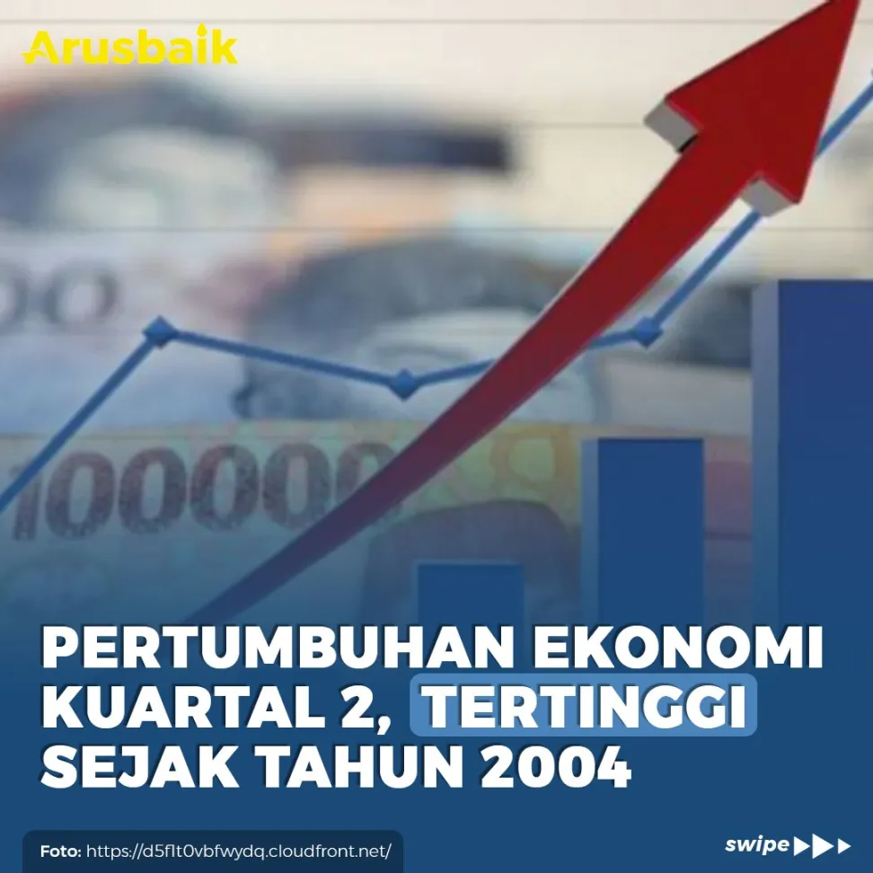 Pertumbuhan Ekonomi Kuartal 2, Tertinggi Sejak Tahun 2004